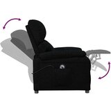  Električni naslanjač črno blago | Shoptok.si