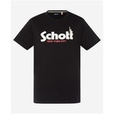 Schott Majice s kratkimi rokavi TSTROY Črna | Shoptok.si