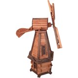  Drvena vrtna vjetrenjača, okretna, ukrasna 110cm | shoptok.hr