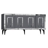 Hanah home karya - anthracite, silver anthracitesilver console | ePonuda.com