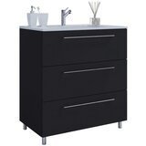 MID.YOU Kombiniran Umivalnik Schubo, Črna | Shoptok.si
