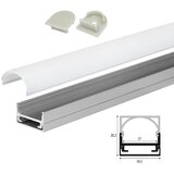  Set A aluminijumski profil za LED trake 1m 20.2x19.5 mm Cene