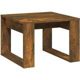 The Living Store Stranska mizica dimljeni hrast 50x50x35 cm inženirski les - Stranska Mizica, (21420561) | Shoptok.si