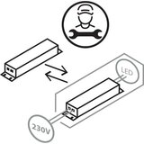 Novel stropna led-svetilka 100/49,5/5,8 cm | Shoptok.si