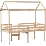  Visoki krevet s krovom 80 x 200 cm od masivne borovine | Eponuda.com