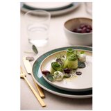 Bitz Bel/zelen krožnik iz kamenine ø 27 cm White/Green – | Shoptok.si