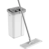 New Clean R13 TSA0045 set za čišćenje – ravni mop + dvokomorna kanta 5,7 L, 2 mikrovlakna