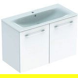 Geberit toaletni ormarić SELNOVA SQUARE 100 set, 2 vrata beli sjaj | ePonuda.com
