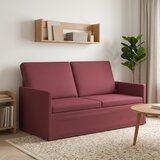  Kauč za dvoje Vinska crvena 150 x 81 x 82 cm Tkanina | shoptok.hr