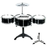 Jazz Drum 4-delna igralna bobnarska oprema s stojalom