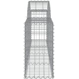  Lučne gabionske košare 15 kom 200x30x60/80 cm pocinčano željez | shoptok.hr