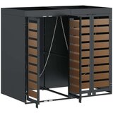  Skladištenje kanti za 3 kante Antracit 340 x 77.5 x 115.5 cm | shoptok.hr