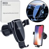  Držač za telefon za ventilaciju u automobilu Gravity - crni u