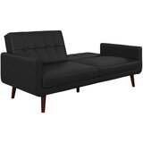 Støraa Črna raztegljiva sedežna garnitura iz umetnega usnja 200 cm Nola – | Shoptok.si