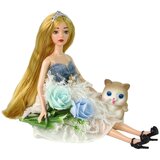  Lutka za igru Emily sa bež mačkom - 30 cm | Shoptok.si