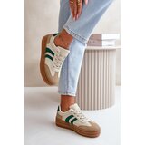 EVENTO Women's Platform Sneakers in Beige-Green Nesonice | Shoptok.si