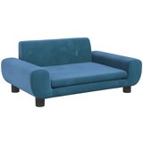 Maison Chic Otroški kavč - Otroški divan - Otroški sedež moder 70x45x33 cm žamet, (21729619) Cene