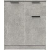  Komoda 2 kom siva boja betona 60x30x70 cm od konstruiranog drva | Eponuda.ba