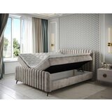 MID.YOU POSTELJA Z VZMETNICO 160 cm x 200 cm , les, tekstil, leseni material rjava | Shoptok.si