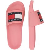 Tommy Jeans Čevelji za na plažo/kopanje mornarska / svetlo roza / rdeča / bela | Shoptok.si