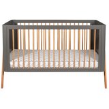 Troll nursery® otroška posteljica 2v1 torsten™ 70x140 seal grey/teak Cijene