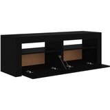 TV omarica z LED lučkami črna 120x35x40 cm, (20731724) | Shoptok.si