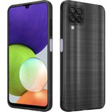 Cadorabo Ohišje, združljiv s Samsungom v krtačenem črnem - zaščitnem pokrovu, narejen iz fleksibilnega silikona TPU v brušenem dizajnu, (20602865) | Shoptok.si