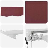  Okvir tende Burgundija 300 x 200 cm Poliester s PU premazom, (5000206771) | Shoptok.si
