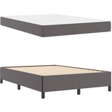  Krevetna konstrukcija Tamno siva 140 x 190 cm tkanina | shoptok.hr