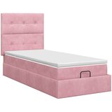  Podesivi krevet s madracem Ružičasta 90 x 190 cm Baršun | shoptok.hr