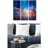 Wallity MDF1166868406 multicolor decorative mdf painting (3 pieces) | ePonuda.com