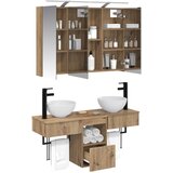  Set ormarića za kupaonicu 4 pcs 100 x 14,5 x 70 cm | Shoptok.si