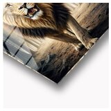 WALLXPERT dekorativna slika od kaljenog stakla roar 30 x 43 Cene