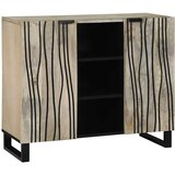  Komoda Bijelo 90 x 33 x 75 cm masivno drvo manga | shoptok.hr