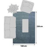 Novel PREPROGA Z VISOKIM FLOROM ATA 7000 160/230 cm tkano svetlo siva | Shoptok.si