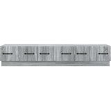 TV ormar Siva sonoma 147 x 34,5 x 27 cm Konstruirano drvo | shoptok.hr