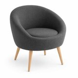 Atelier Del Sofa fotelja i bočni stočić cay seti anthracite | Eponuda.com