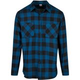 Urban Classics Plus Size Plaid Flannel Shirt Blue/Black Cijene