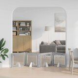  Vrata za pse z stojali 4 pcs Siva Sonoma 80 x 60 cm, (5000232745) | Shoptok.si