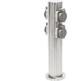 Wiltec inox stebriček in električni razdelilec 4 vtičnice 230V IP44 400mm 62441 Cene