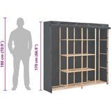  Ormar od tkanine sivi 173 x 40 x 170 cm | Eponuda.com