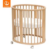 Stokke otroška posteljica sleepi™ mini natural z vzmetnico in rjuho white Cene