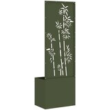  Privatnost u vrtu Cvjetni Maslinovo zelena 50 x 150 cm | shoptok.hr