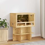 vidaXL Terarij Rjava 80 x 50 x 50 cm OSB | Shoptok.si