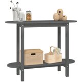  Konzolni stol sivi 110 x 40 x 80 cm od masivne borovine | shoptok.hr