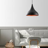 Opviq lights Crna viseća svjetiljka s metalnim sjenilom ø 41 cm Berceste – | shoptok.hr