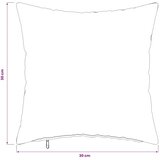  Presvlaka za jastuk 6 kom. HEERLEN Svjetlosiva 30 x 30 cm - Osnovni Svjetlosiva 6 | shoptok.hr