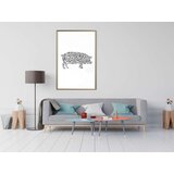  Poster - Curly Pig 30x45 | shoptok.hr