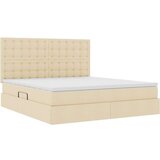  Postelja s shranjevanjem Krema 180 x 200 cm Umjetno usnje, (5000105192) | Shoptok.si