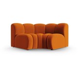 Micadoni Opečnato oranžen žameten modul za sedežno garnituro (s kotom po izbiri) Lupine – | Shoptok.si